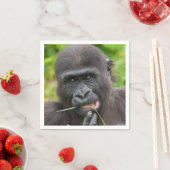 Baby Gorilla Cutness Serviette (Beispiel)