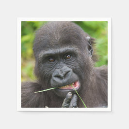 Baby Gorilla Cutness Serviette