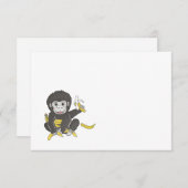 Baby-Gorilla-Karte Dankeskarte (Vorne/Hinten)