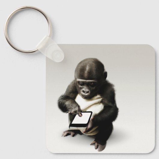 Baby gorilla Keyholder / チビゴリラのキーホルダー Gorilla Life Schlüsselanhänger (Vorderseite)