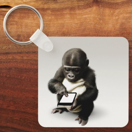 Baby gorilla Keyholder / チビゴリラのキーホルダー Gorilla Life Schlüsselanhänger (Vorderseite)