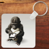 Baby gorilla Keyholder / チビゴリラのキーホルダー Gorilla Life Schlüsselanhänger (Rückseite)