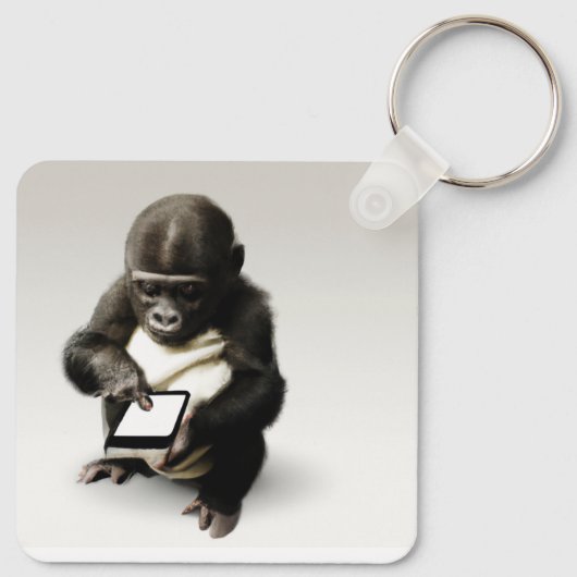 Baby gorilla Keyholder / チビゴリラのキーホルダー Gorilla Life Schlüsselanhänger (Rückseite)