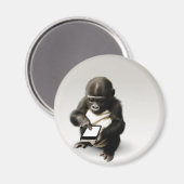 Baby gorilla Magnet / チビゴリラのマグネット Gorilla Life (Vorderseite/Rückseite)