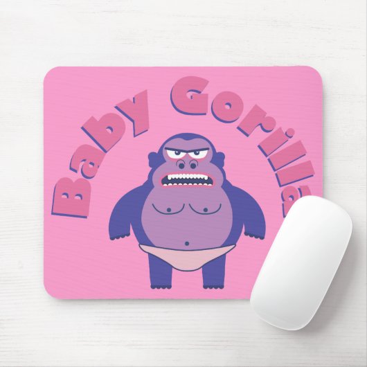 Baby Gorilla Mousepad (Mit Mouse)