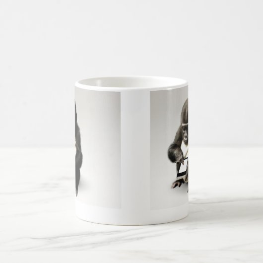 Baby gorilla Mug / チビゴリラのマグカップ Gorilla Life Kaffeetasse (Mittel)