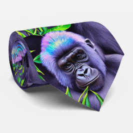Baby Gorilla Pattern Krawatte