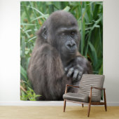 Baby Gorilla Wandteppich (Beispiel)
