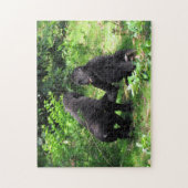 Baby Gorillas Playing Puzzle (Vertikal)