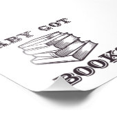 Baby Got Books Fotodruck (Ecke)