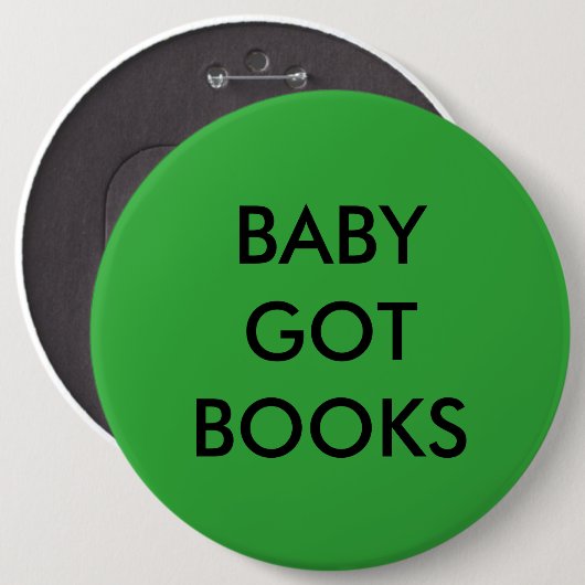 Baby got Buch-Knopf Button (Vorne & Hinten)