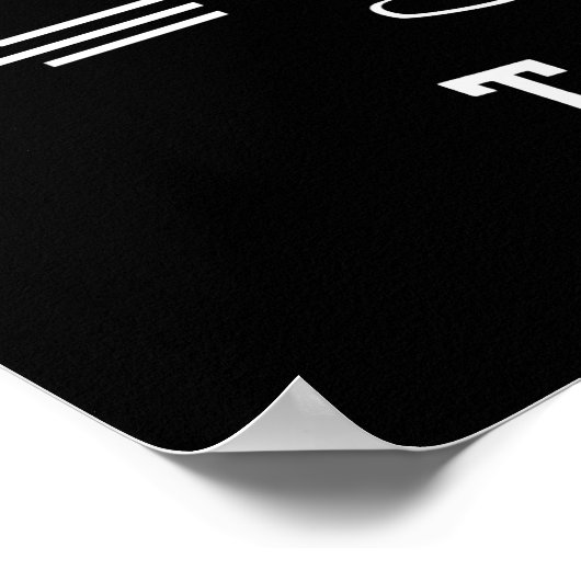 Baby-Got-Track Poster (Ecke)