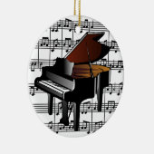 Baby Grand Piano Ornament (Rechts)