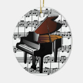 Baby Grand Piano Ornament (Links)