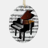 Baby Grand Piano Ornament (Rechts)