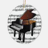 Baby Grand Piano Ornament (Links)
