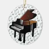 Baby Grand Piano Ornament (Links)