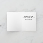 Baby Gratulation Card mit Boy's Name & Rhyme Karte (Innenseite)