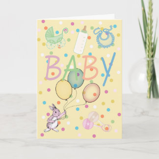 Baby gratuliert dem neuen Baby Karte
