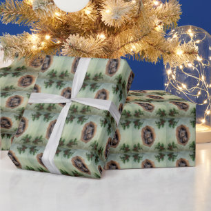 Baby Gray Eichhörnchen Weihnachten Geschenkpapier