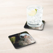 Baby Great Horned Owl Untersetzer (Rechte Seite)