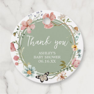 Baby Green Baby Bloom Baby Dusche Geschenkanhänger