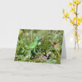 Baby-Green Card Karte (Gelbe Blume)