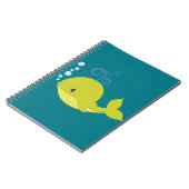Baby Green Whale Notizblock (Linke Seite)