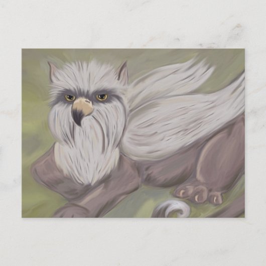 Baby Griffin Postkarte (Vorderseite)