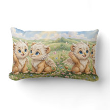 Baby-Griffin-Wildflower-Kissen – Whimsical Meadow