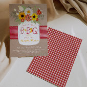 Baby GRILLEN Baby Shower Einladung, BabyQ Einladun Einladung