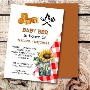 Baby GRILLEN Couples Kinderdusche Einladung
