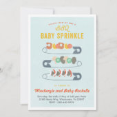 Baby GRILLEN Einladung (Vorderseite)