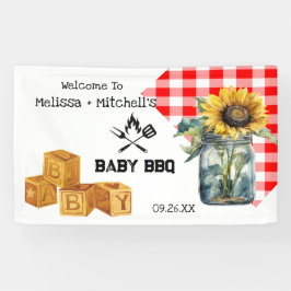 Baby GRILLEN Paare Babydusche Begrüßungszeichen Banner