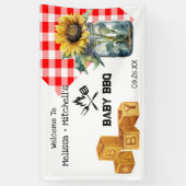 Baby GRILLEN Paare Babydusche Begrüßungszeichen Banner (Vertikal)