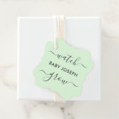 Baby Grow, Pflanze Geschenktafel, Gefälligkeitstem Geschenkanhänger (Beispiel)