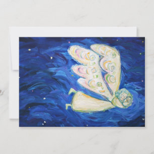 Baby Guardian Angel Art Custom Einladungen