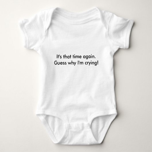 Baby Guessing Game Shirt (Vorderseite)