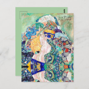 Baby Gustav Klimt Vintag Art Postkarte