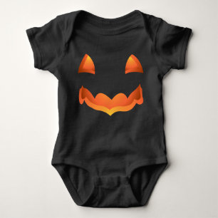 Baby Halloween Costume Bio Pumpkin Strampler