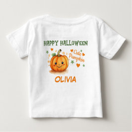 Baby Halloween Niedlich Pumpkin Baby T-shirt