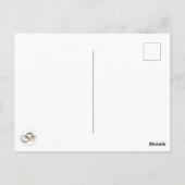 Baby Halloween Werewolf Postkarte (Rückseite)