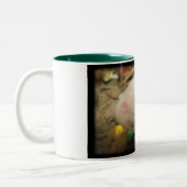 Baby-Hamster-Tasse Zweifarbige Tasse (Links)