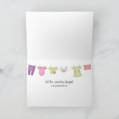 Baby Hand Glückwunsch Karte (Innenseite)