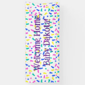 Baby Hand Prints und Foot Prints Banner (Vertikal)