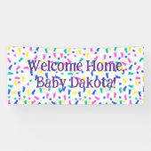 Baby Hand Prints und Foot Prints Banner (Horizontal)