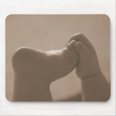 Baby-Hand u. Fuß Mousepad (Vorne)