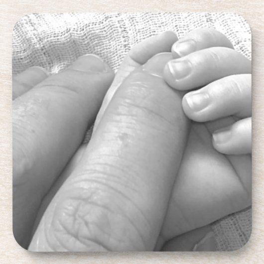 Baby-Handfinger-Handgriff, der leichtes Weiche Untersetzer (Vorderseite)