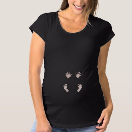 Baby Hands and Feet Maternity von Leslie Harlow T-Shirt