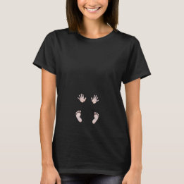 Baby Hands and Feet Maternity von Leslie Harlow T-Shirt